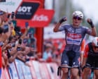 Jasper Philipsen sprints to victory on stage 19 to complete Vuelta hat-trick