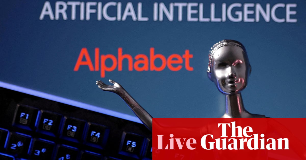 Global technology shares tumble, spooked by China’s DeepSeek AI app – business live