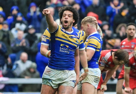 Josh Walters towards the end of his time with Leeds Rhinos in 2018.