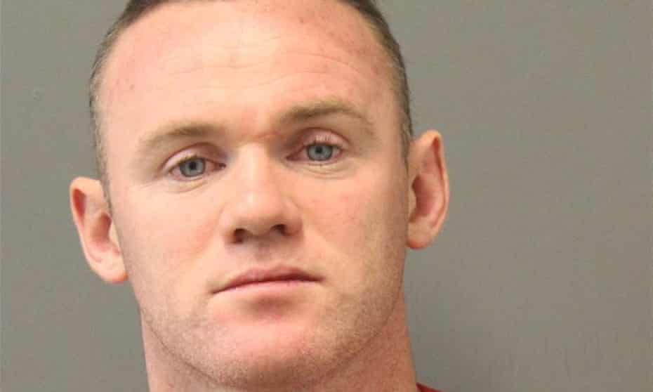 Wayne Rooney’s mugshot from Loudon County sheriff’s office.