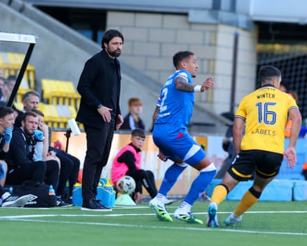 Russell Martin was berated by away fans throughout the game.