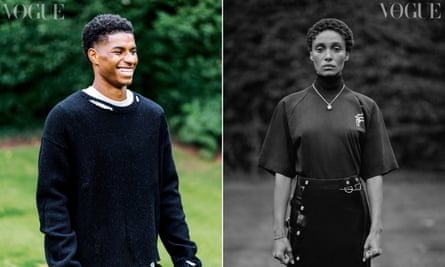 September’s Vogue features cover stars Marcus Rashford and Adwoa Aboah
