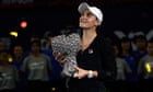 Ash Barty ends her season with biggest WTA victory of career so far