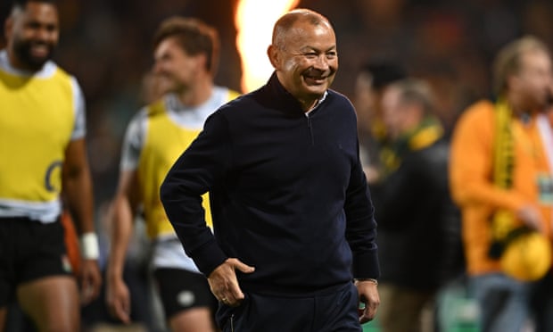 Eddie Jones says Courtney Lawes’ ‘laconic model’ was the important thing to England’s victory England rugby crew