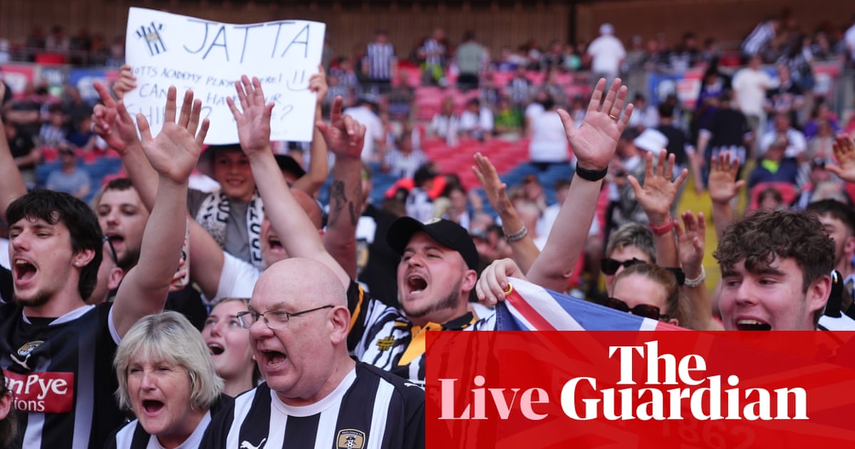 Notts County v Salford: League Two playoff final – live