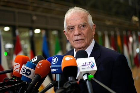 Russia-Ukraine war live: ‘Don’t worry,’ EU foreign affairs chief tells Ukrainians as ministers focus on Middle East | Ukraine Russia-Ukraine war live: ‘Don’t worry,’ EU foreign affairs chief tells Ukrainians as ministers focus on Middle East | Ukraine