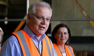 Australian prime minister Scott Morrison visited the Gold Coast to help campaign in the Queensland state election