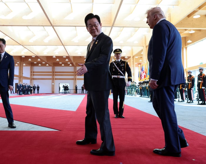 Trump says he will cut fentanyl tariff on Chinese goods and expects ‘great deal’ with Xi – business live