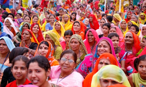 Pushkar India Gathering of brahmin woman
