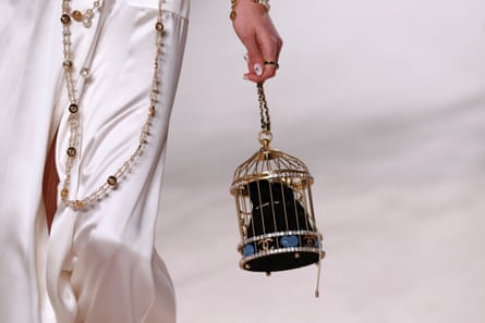 A birdcage bag.