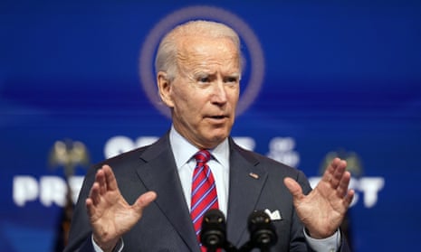 Joe Biden<br>President-elect Joe Biden speaks about jobs at The Queen theater, Friday, Dec. 4, 2020, in Wilmington, Del. (AP Photo/Andrew Harnik)