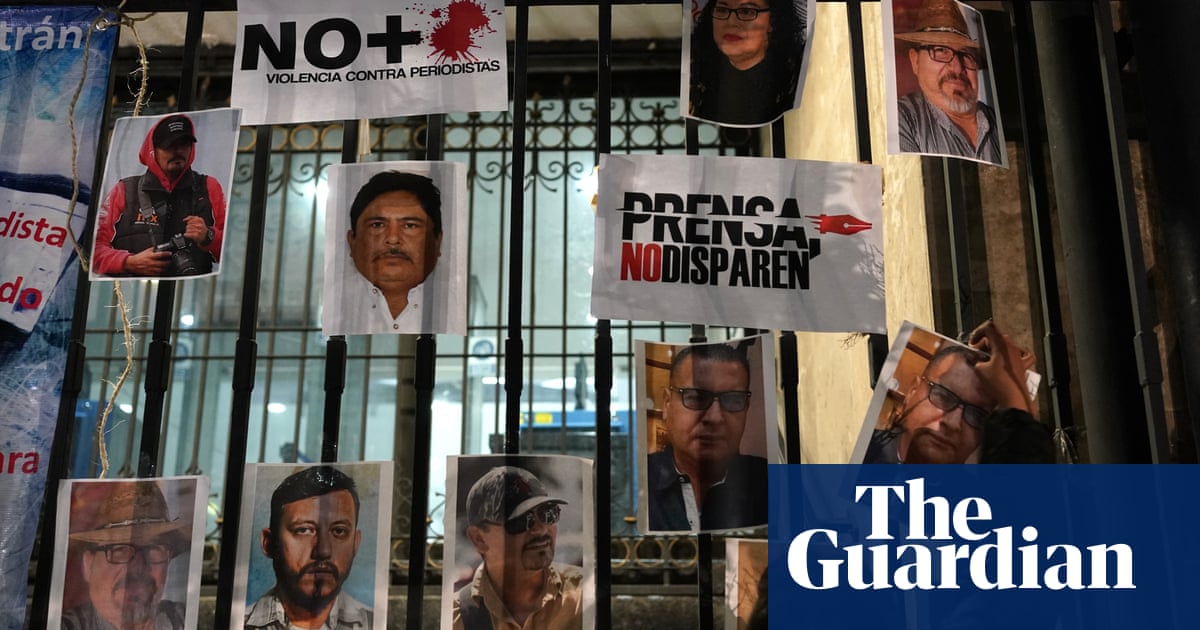 ‘We only have a pen’: fury as fourth journalist killed in Mexico this year