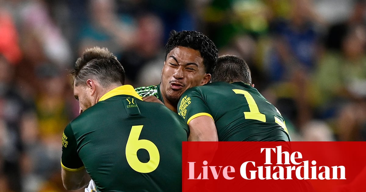 Australia v Cook Islands: men’s Rugby League World Cup – live
