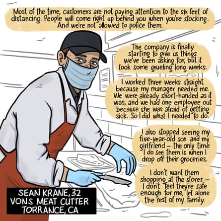 Sean Krane, Vons meat cutter