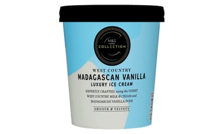 M&S Collection West Country Madagascan vanilla ice-cream for the filter july 19 2025