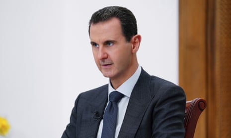 The Syrian president, Bashar al-Assad, in Damascus, November 2019.