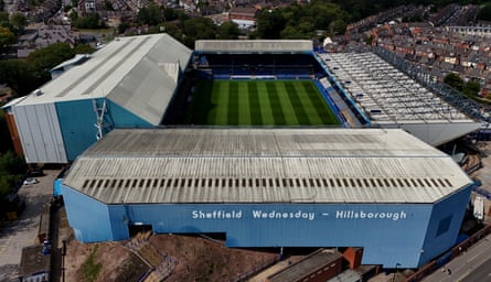 An aerial position of Hillsborough