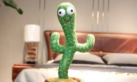 Dancing Cactus, Talking Cactus Toy, Sunny The Cactus Toy Repeats What You  Say Electronic Dancing Cactus with Lighting Recording Mimicking Cactus Toy