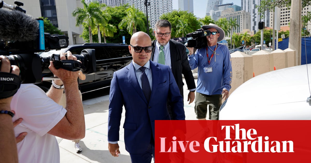 Trump valet Walt Nauta pleads not guilty in Mar-a-Lago documents case - live