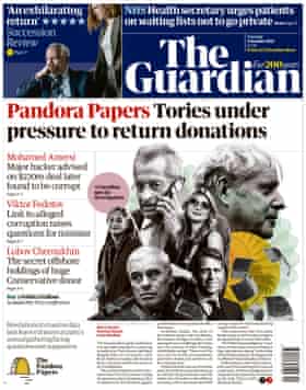 Predná strana opatrovníka, 5. októbra 2021