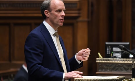 Dominic Raab makes a statement on Hong Kong to parliament