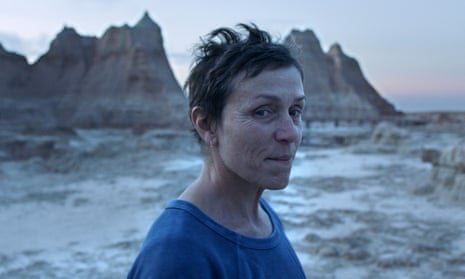 The trials of a generation hit by the 2008 recession … Nomadland, starring Frances McDormand.