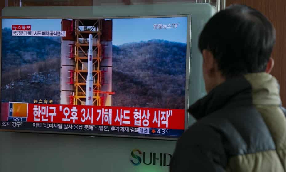 The South Korean navy has fired warning shots at a North Korean patrol boat, further heightening tensions on the peninsula which recently witnessed a rocket launch by Kim Jong-un’s regime.