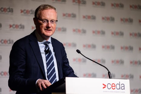 Governor of the Reserve Bank of Australia Philip Lowe delivers an address at the Committee for Economic Development of Australia annual dinner in Melbourne last night.