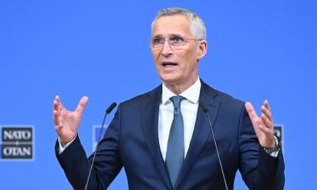 Nato secretary general Jens Stoltenberg.