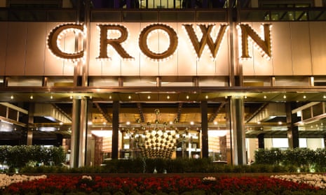 front view of a crown casino