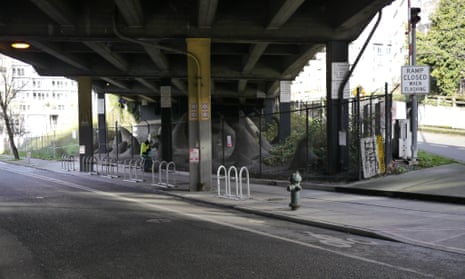 Seattle anti-homeless bike racks