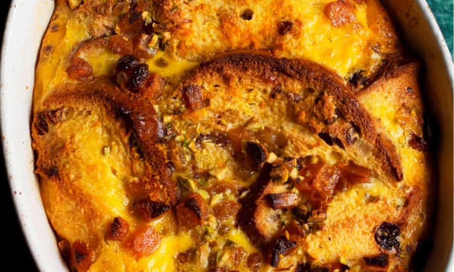Best when just set: panettone custard.