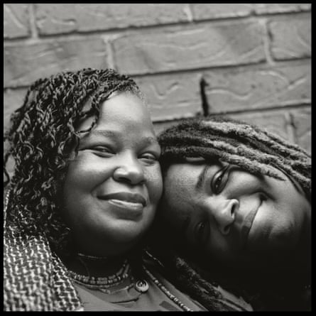 Sala Cyril with her daughter in 2024.