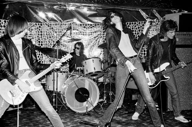 Playing the Phase V club in New Jersey in April 1976, one of their first ventures outside New York City.