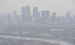 Air pollution hangs over London