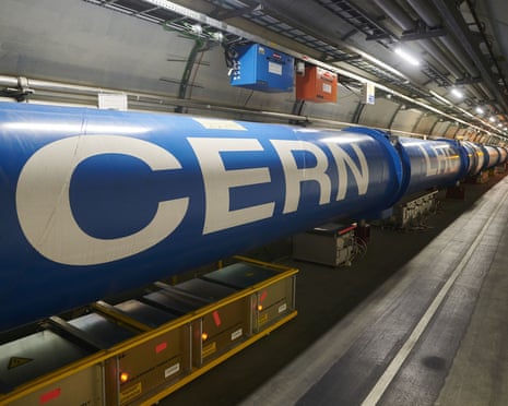 The Large Hadron Collider at Cern near Geneva in Switzerland