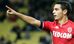 Wissam Ben Yedder has scored 11 goals in 14 league games for Monaco this season.