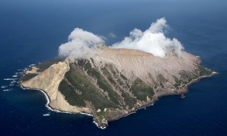 White Island from the air