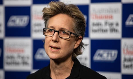 ACTU Secretary Sally McManus says a chance for a secure job should be ‘our top economic goal’.