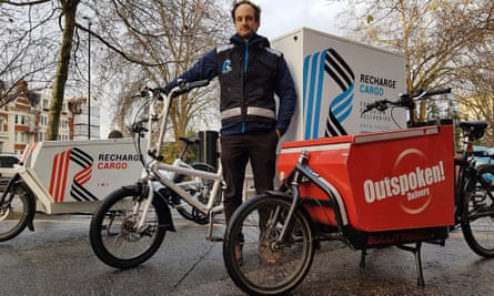 Launch of a cargo bike delivery scheme to help businesses tackle air pollution.