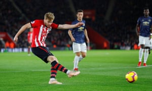 Stuart Armstrong fires in the opening goal.