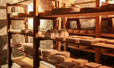 The cellar at Borgo Affinatori