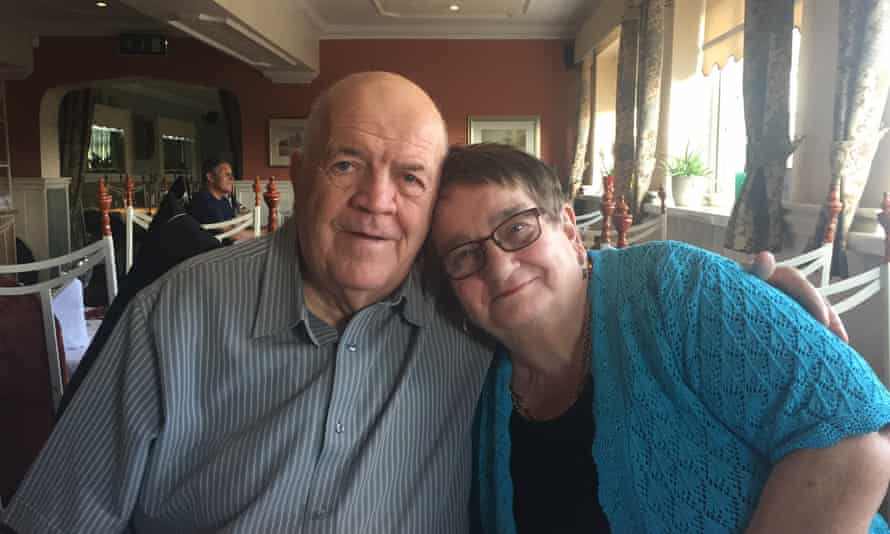 Ruth Newman and her husband, Adrian, on their 50th wedding anniversary in 2016