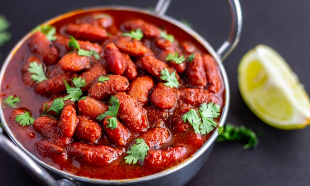 ‘I find Madhur Jaffrey’s spicy punjabi red kidney bean stew very comforting,’ says Melissa Hemsley.