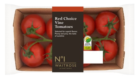 Waitrose’s vine tomatoes.