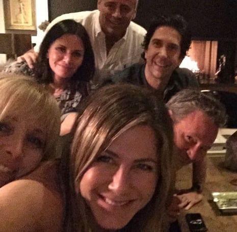 Jennifer Aniston’s selfie with her former Friends co-stars