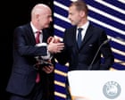 Uefa have formed a rare but fragile united front against Fifa in battle for football’s future | Nick Ames and Matt Hughes