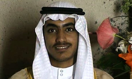 Hamza bin Laden seen in a video released in late 2017.