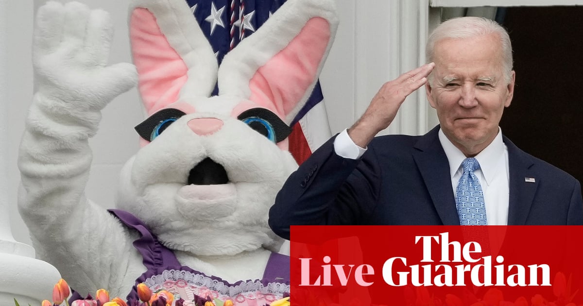 Biden welcomes families to White House for return of Easter Egg roll – live