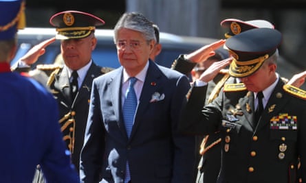 President Lasso in Quito, Ecuador, 10 August 2023.